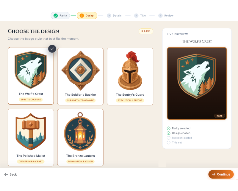 MeritForge forge feature preview