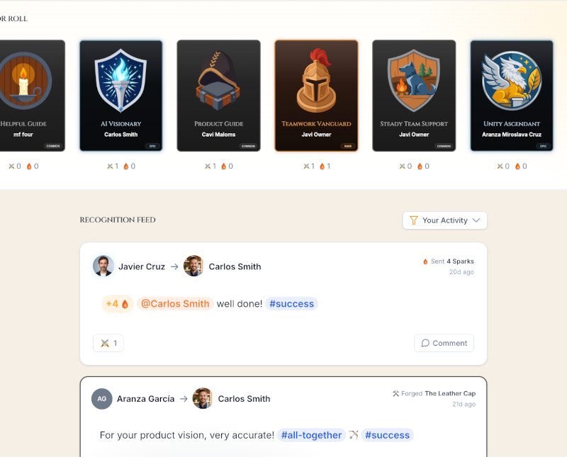 MeritForge Great Hall feature preview
